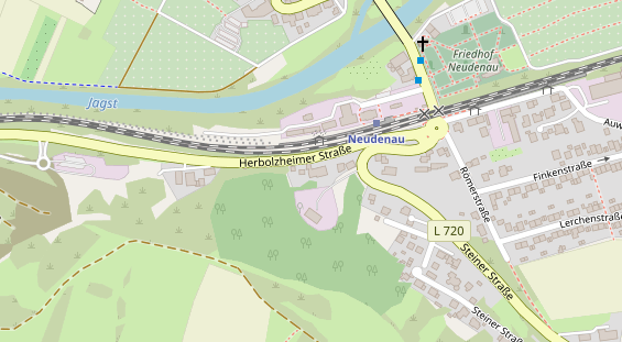 Anhänger auf Satellitenbild