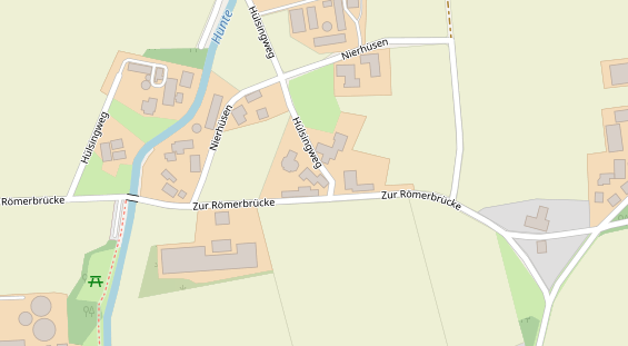 Anhänger auf Satellitenbild