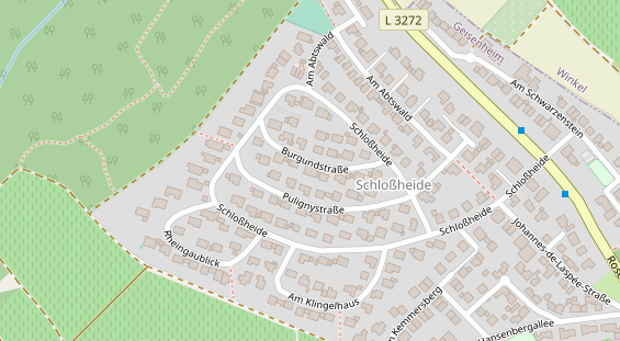 Anhänger auf Satellitenbild