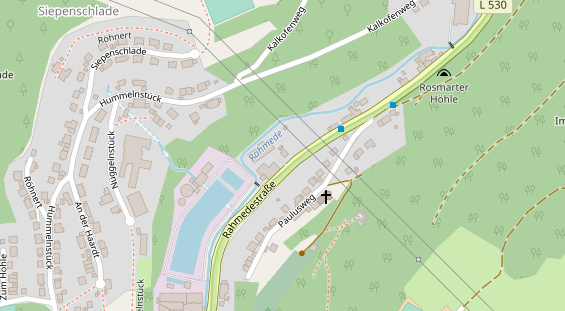 Anhänger auf Satellitenbild