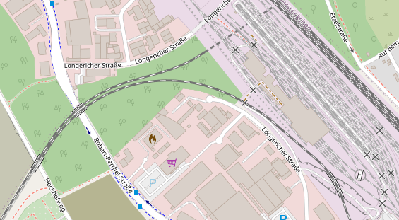 Anhänger auf Satellitenbild