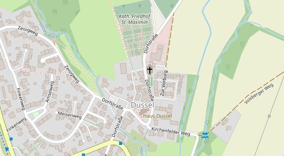 Anhänger auf Satellitenbild