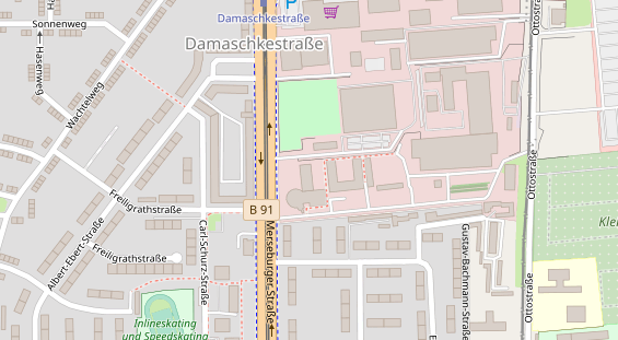 Anhänger auf Satellitenbild