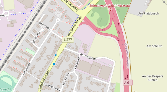 Anhänger auf Satellitenbild