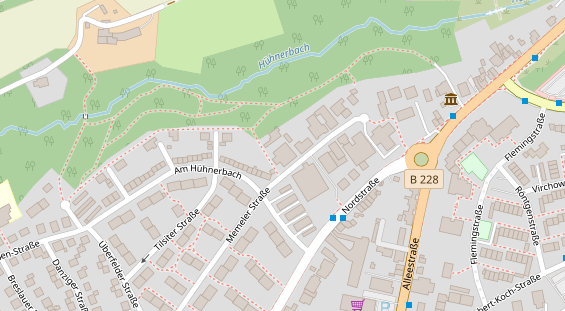 Anhänger auf Satellitenbild