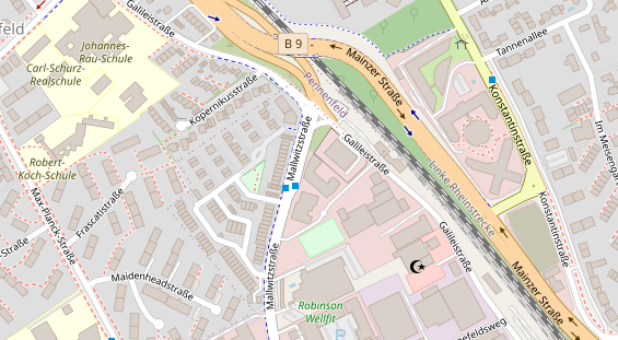 Anhänger auf Satellitenbild