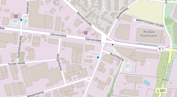 Anhänger auf Satellitenbild