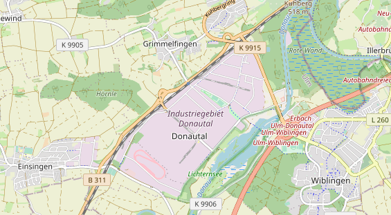 Anhänger auf Karte