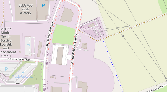 Anhänger auf Satellitenbild