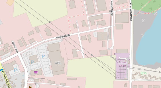 Anhänger auf Satellitenbild