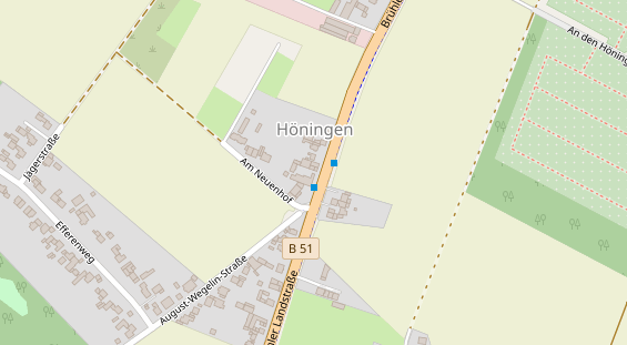 Anhänger auf Satellitenbild