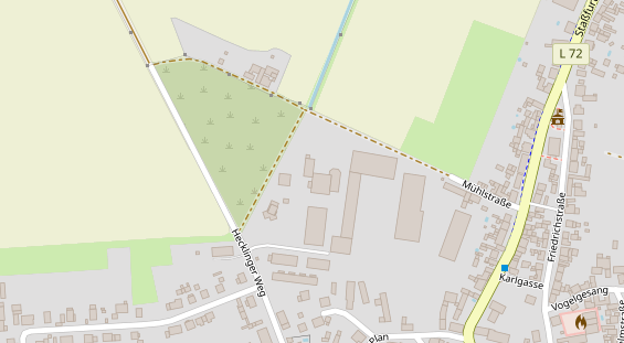 Anhänger auf Satellitenbild