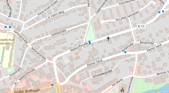 Anhänger auf Satellitenbild