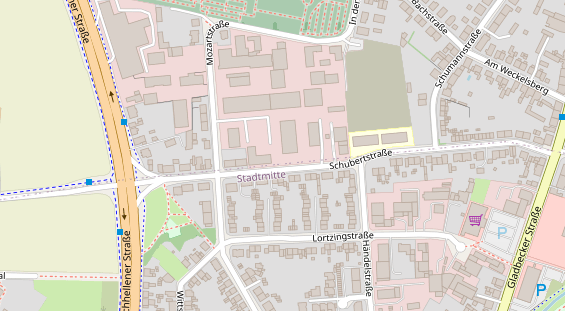 Anhänger auf Satellitenbild