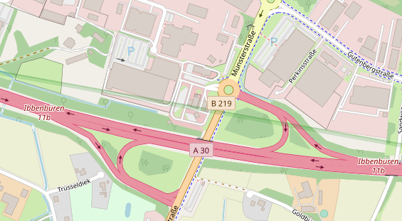 Anhänger auf Satellitenbild