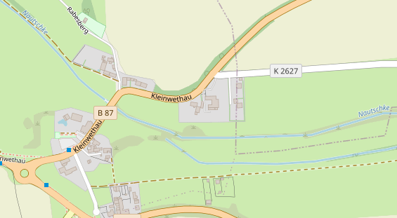 Anhänger auf Satellitenbild