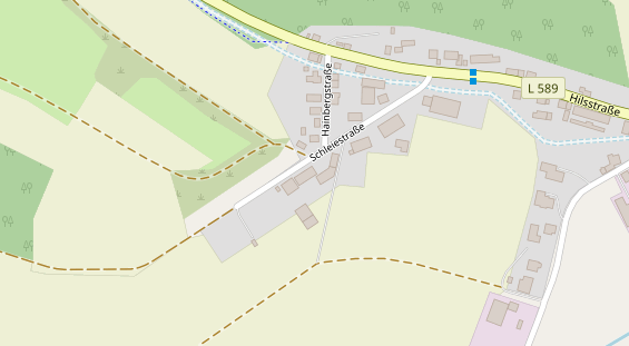 Anhänger auf Satellitenbild