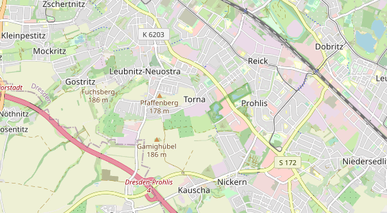 Anhänger auf Karte