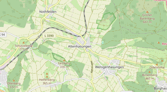 Anhänger auf Karte