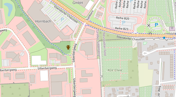 Anhänger auf Satellitenbild