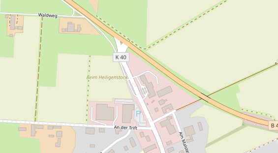 Anhänger auf Satellitenbild