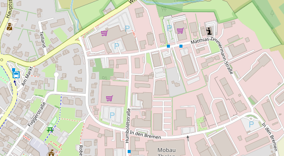 Anhänger auf Satellitenbild