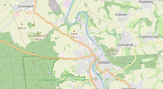 Anhänger auf Karte