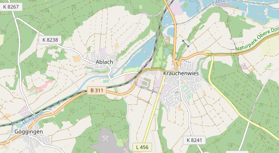 Anhänger auf Karte