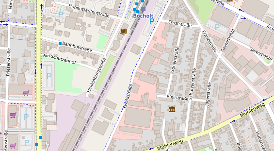 Anhänger auf Satellitenbild