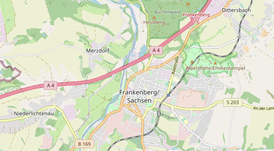 Anhänger auf Karte