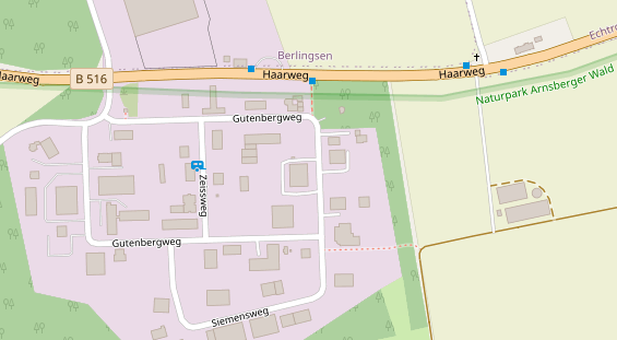 Anhänger auf Satellitenbild