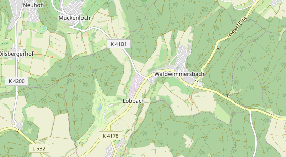 Anhänger auf Karte