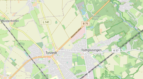 Anhänger auf Karte