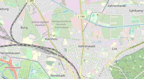 Anhänger auf Karte