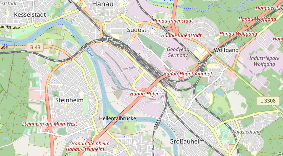 Anhänger auf Karte