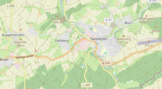 Anhänger auf Karte