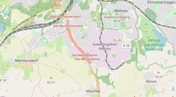 Anhänger auf Karte