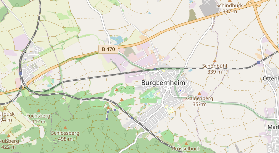 Anhänger auf Karte