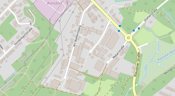 Anhänger auf Satellitenbild