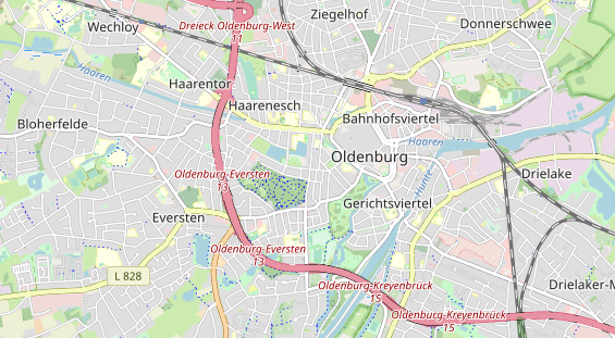 Anhänger auf Karte