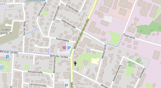 Anhänger auf Satellitenbild