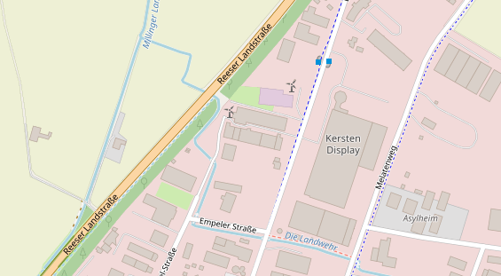 Anhänger auf Satellitenbild