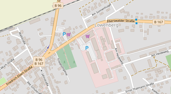 Anhänger auf Satellitenbild