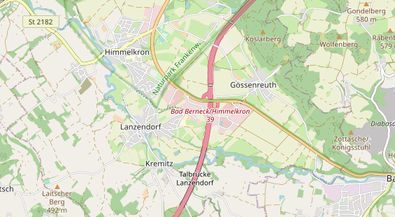 Anhänger auf Karte