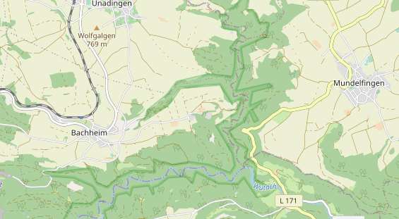 Anhänger auf Karte