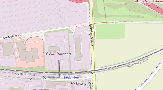 Anhänger auf Satellitenbild