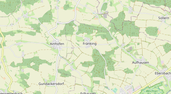 Anhänger auf Karte