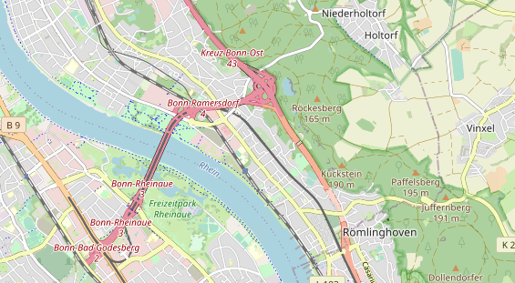 Anhänger auf Karte