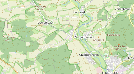 Anhänger auf Karte