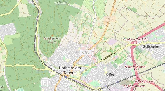 Anhänger auf Karte